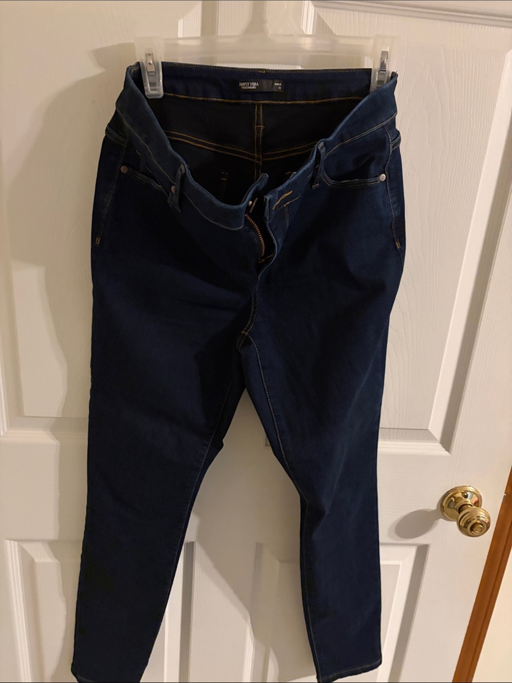 Simply Vera Vera Wang Navy Skinny Jeans